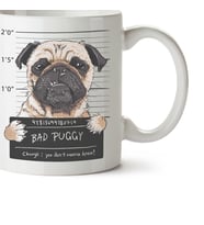 Köpek Baskılı Porselen Kupa Bardak