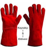 Kaynakçı Eldiveni Isıya Dayanıklı Eldiven Kaynak Makinesi Eldiven