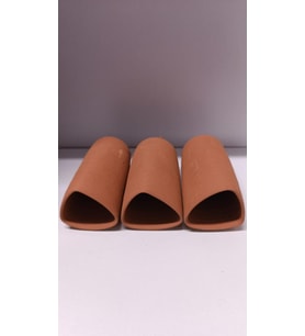 3Adet Netx Çömlek Vatoz Yuvası Küpü 7x12,5 Cm Akvaryum Dekoru