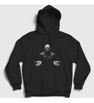 Presmono Unisex Siyah Red Pill Blue Pill Morpheus Film The Matrix Kapüşonlu Sweatshirt 449910tt