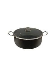 Tuna House Granit Derin Tencere  32 Cm  Siyah