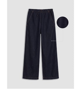 LCW Kids İndigo Wideleg Taşlı Kız Çocuk Jean Pantolon