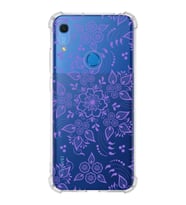 Huawei Y6s  Köşe Korumalı Antişok Kapak Nostalji Desen Tasarımlı Şeffaf  Kılıf