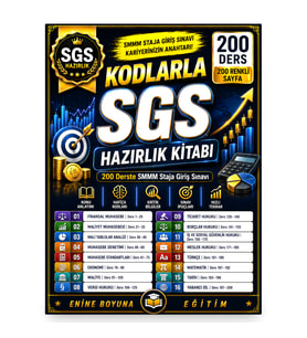 KODLARLA SGS HAZIRLIK KİTABI – 200 Derste SMMM Staja Giriş Sınavı
