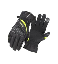 Motosiklet Eldiveni Waterproof Oxford Kumaş Kışlık Full Korumalı Tel Dokunmatik Motor Eldiven Neon