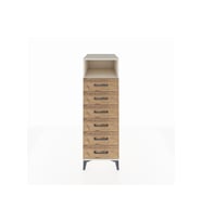 Kronos Dolap Tek Raflı 6 Çekmeceli 44x59x134 Aytaşı-Çam