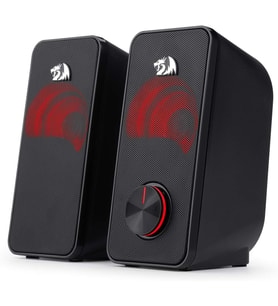 Redragon Stereo Hoparlör 2.0 Stentor (Gs500) 2 X 3 W Arka Aydınlatmalı Bilgisayar Için, Kırmızı, Usb