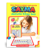 Okul Öncesi ve Birinci Sınıflar Sayma Aktivite Kitap Seti (YAZ-SİL)