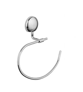 Tema Bora Banyo Yuvarlak Havluluk Paslanmaz Krom 