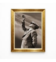 Tablore Atatürk Kasketli Sepya Tonlu Çerçeveli Tablo