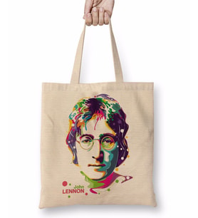 John Lennon Bez Çanta Uzun Saplı