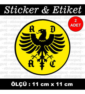 adac kartal kuş etiket sticker - 2 adet çıkartma araba motosiklet kask atv tablet pc buzdolabı otomobil bilgisayar uyumlu