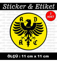 adac kartal kuş etiket sticker - 2 adet çıkartma araba motosiklet kask atv tablet pc buzdolabı otomobil bilgisayar uyumlu