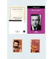 Dörtlükler - Rubaiyat - Ömer Hayyam - Bütün Şiirleri - Sabahattin Ali Özel Şiir Seti (Krem)