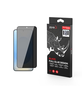 Samsung Galaxy S25 Hayalet Rika Privacy Temperli Cam Ekran Koruyucu (Siyah)