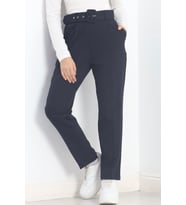 Kemerli Kumaş Pantolon Lacivert1 - 20369.1397.
