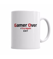 Game Over Kupa Bardak Porselen
