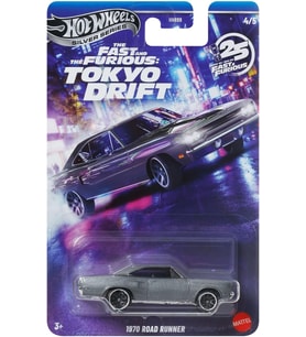 Hot Wheels Hızlı Ve Öfkeli Tokyo Drift Auto 1970 Road Runner - Die Cast Model 1:64 Ölçek - Uzunluk 7 (Çok Renkli)