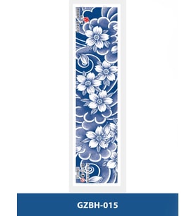 GZBH-015 YARI KALICI GÜL DESEN ŞERİT DÖVME-TATTO