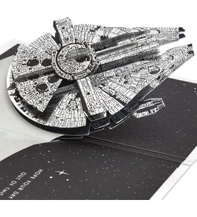 Signature Paper Wonder Pop-Up doğum günü kartı (Star Wars)