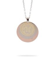 Yuvarlak Model Üçlü Allah Yazılı Nazar Dualı Ayetel Kürsi Kadın Gümüş Kolye Gkl3luyvrlk-gms