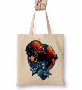 Captain America Bez Çanta Uzun Saplı
