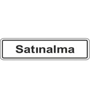EKSTRAFİX 116 YÖNLENDİRME/UYARI LEVHASI 7x24.5cm SATINALMA