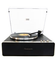 Nostaljik Ahşap Kaplama Pikap 33X45 Plaklar Bass Bluetooth Crownwell Vegas Plus (Gümüş-Siyah)