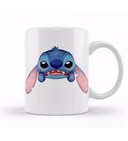 Lilo And Stitch Funny Cute Stitch Frustation Kupa Bardak Porselen