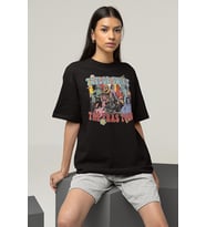 Oversize Taylor Swift Baskılı Tişört, Unisex The Eras Tour Tişört