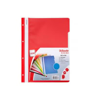 Esselte Telli Dosya Plastik A4 Kırmızı Telli Dosya (50 Li Paket)