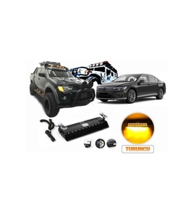 Off Road Araçları Için Led Modül Vantuzlu S12 Power Led Turuncu