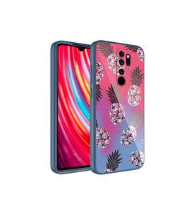Xiaomi Redmi Note 8 Pro Uyumlu Kılıf Kamera Korumalı Desenli Sert Silikon Zore Epoksi Kapak