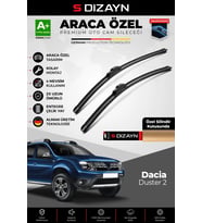 Dacia Duster Ön Cam Silecek Seti 2018-2023 Premium Araca Özel 55-48 Cm A+ Kalite