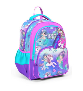 Coral High Mor Pembe Unicorn İlkokul ve Günlük Sırt Çantası - Kız Çocuk