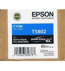 Epson T5802-C13T580200 Mavi Kartuş
