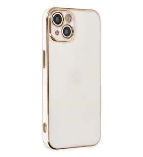 Newface Apple iPhone 14 Kılıf Volet Silikon - Beyaz