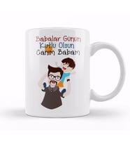 Babalar Günü Babaya Hediye 037 Kupa Bardak Porselen
