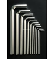 9 Parça L Alyan Anahtar Takımı, Metrik 1.5–10 Mm Boyutlu, Dayanıklı, Taşıma Aparatlı, Hobi ve Endüstriyel Kullanım İçin Mini Set (Kısa, 120 mm)