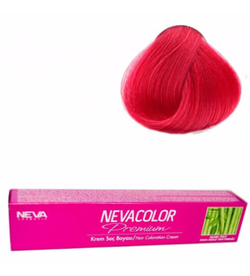 Neva Color Tüp Saç Boyası 0.65 Yoğun Fuşya 50 Gr + Oksidan Sıvısı 50 Ml