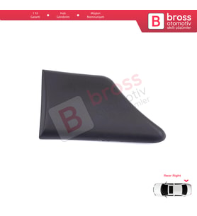 Peugeot Partner MK1 M49 M59 1996-2008 8547.K5 İçin Arka Sağ Çamurluk Çıtası
