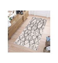 Rovigo Home Dijital Baskı Yıkanabilir Kaymaz Taban Salon Halısı RVG1113 80x300 cm (Bej)