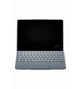 iPad 10.5 Uyumlu 360° Manyetik Standlı Touchpadli Ledli Katanya Klavyeli Tablet Kılıfı