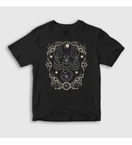Presmono Unisex Çocuk Siyah Scorpio Zodiac Hediye Akrep Burcu T-Shirt 529582tt