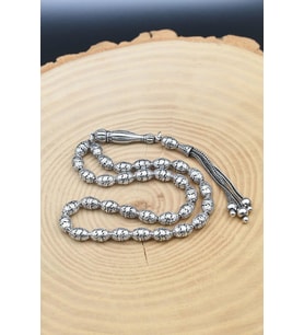 Erkek 925 Ayar Oksitli Tesbih Orta Boy -29 Gr- 901344