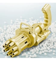 GOLD ÇOKLU KÖPÜK ATAN KÖPÜK TABANCASI BUBBLES GUN BALONCUK TABANCASI PİLLİ KÖPÜK MAKİNASI GOLD GUN