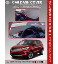 FORD KUGA (2015-2019) Torpido Örtüsü Ön Göğüs Torpido Koruma Tam Uyum Kaymaz Kolay Montaj