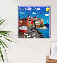 Kadıköy Tasarımlı Duvar Saati