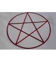 Ters Pentagram Grid Kumaş Üzerine Nakış İşleme - Yeni Versiyon