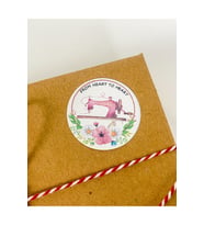 From Heart To Heart Yazılı Yapışkanlı Yuvarlak Sticker 4 Cm 96 Adet